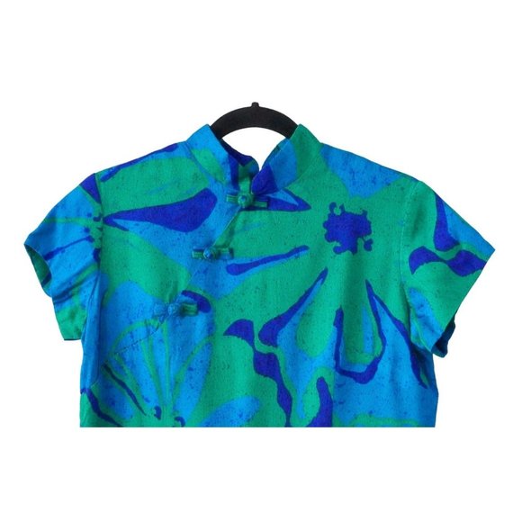 Vintage 60's Hawaiian Dress Liberty House by Sydney Polynesian Aloha Maxi Cheong - Picture 2 of 10